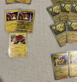 Pokemon TCG - Pikachu Raichu Pichu Reverse Holo & Non Holo Lot Of 33 - Image 3