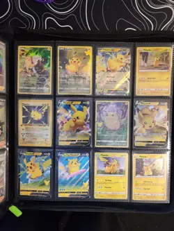 Lot Of 12 Pikachu Pokemon Cards NM - Image 1