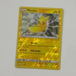 Pikachu 66/236 Reverse Holo Common Cosmic Eclipse Pokemon Card TCG - Image 1