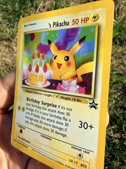 Pokemon TCG _____'s Pikachu 24/53 WOTC Promo Holo 50 HP English - Image 2