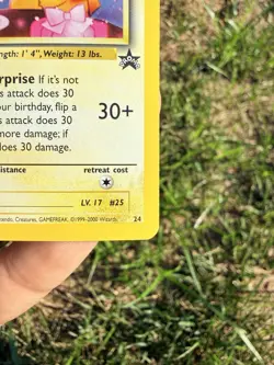 Pokemon TCG _____'s Pikachu 24/53 WOTC Promo Holo 50 HP English - Image 4
