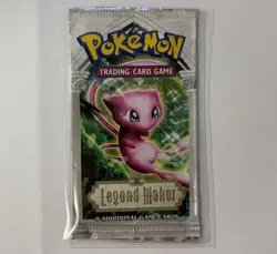 POKEMON EX LEGEND MAKER BOOSTER MEW ART PACK WRAPPER OPENED NOT SEALED - Image 1
