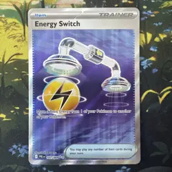 Energy Switch Full Art 107/084 Pitch Black Pokemon TCG English Card pre release - Image 1