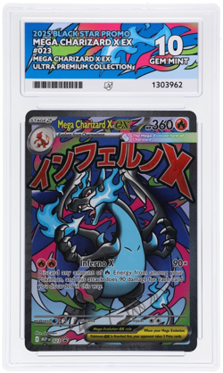 Mega Charizard X EX 023 Ultra Premium Collection UPC Pokemon Full Art Card ACE - Image 1