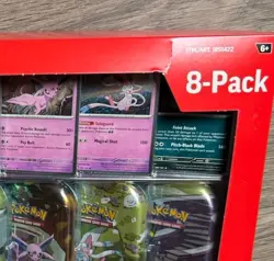 Pokemon TCG Prismatic Evolutions Costco 8 Mini-Tin Bundle w/ Promo Cards NEW - Image 2