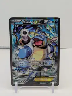 Blastoise EX XY122 Black Star Promo Full Art Holo Rare 2016 Pokemon Card - Image 1