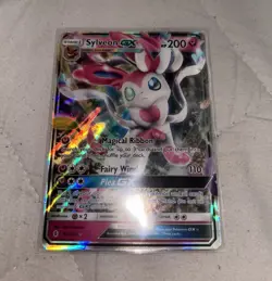 Pokemon TCG Sylveon GX 92/145 SM-Guardians Rising Ultra Rare Full Art Holo EN - Image 1