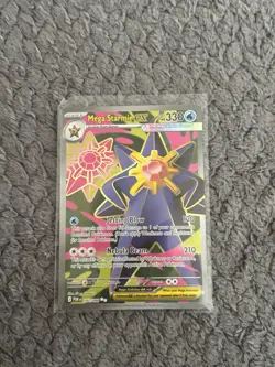 Pokemon TCG - Mega Starmie EX 102/088 Perfect Order Full Art NM - Image 1
