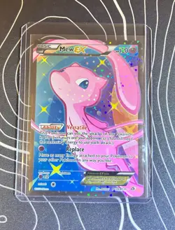 Mew EX RC24/RC25 Pokemon Radiant Collection Legendary Treasures Holo MP Full Art - Image 1