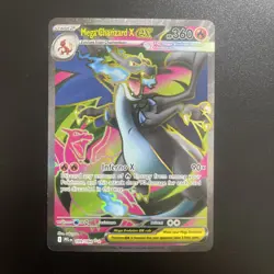 Mega Charizard X EX 109/094 Flashfire Ultra Rare Holo Full Art Pokemon TCG EN - Image 1
