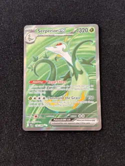 Pokemon TCG Serperior EX Full Art Black Bolt 156/086 Pack Fresh Mint - Image 1
