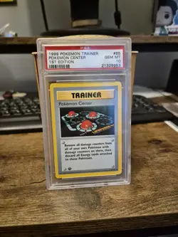 PSA 10 GEM MINT Pokemon Center Base Set 1st Edition Shadowless 1999 WOTC 85/102 - Image 1