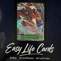 OP14-119 Dracule Mihawk Sec Alt Art The Azure Sea's Seven One Piece TCG English - Image 1