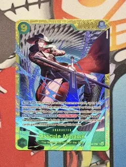 Dracule Mihawk OP14-119 SEC The Azure Sea's Seven One Piece Card Game English NM - Image 3