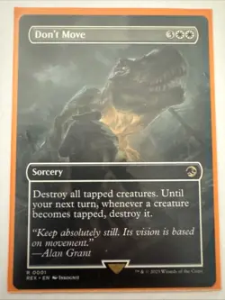 Don't Move (Borderless) Universes Beyond: Jurassic World Collection Regular - Image 1