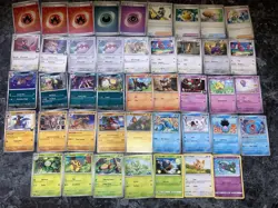 43x Random Pokemon Cards Bundle NM TCG assorted Bulk Job Lot - Image 1