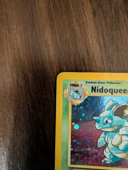 Nidoqueen 12/130 - Holo Rare Base Set 2 TCG - Pokemon Card Vintage Wotc MP - Image 3