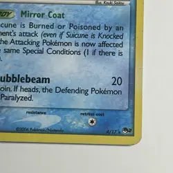 Pokemon TCG Suicune POP Series 2 Promos 4/17 Holo Rare Card LP 2006 - Image 4