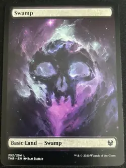 1x Swamp (Full Art, 252) - Theros Beyond Death (THB) Magic MTG - Image 1