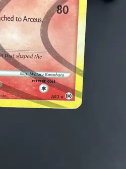 Arceus AR3 Lv 100 Holo Rare Pokemon Card, Pokemon Platinum - Image 5