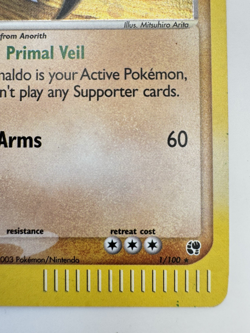 Armaldo Holo Rare EX Sandstorm 1/100 Pokemon Card NM - Image 4