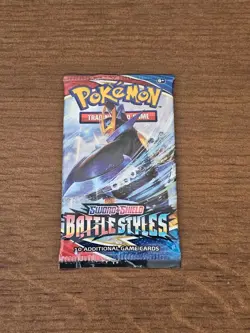 Pokemon TCG Sword & Shield Battle Styles SEALED English Booster Pack x1 - Image 3