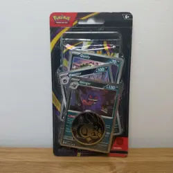 Pokemon TCG Mega Evolution Pitch Black Single Blister Pack Gengar Promo. - Image 1