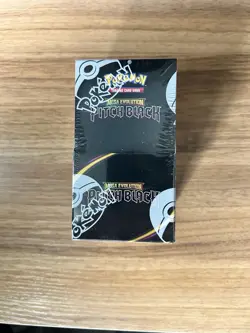 Pokemon TCG Mega Evolution Pitch Black Half Booster Box 18 Packs New Sealed - Image 1