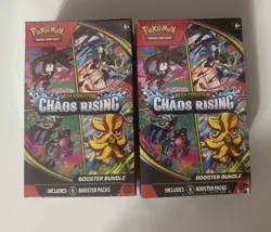 2x Pokemon TCG: Mega Evolution Chaos Rising Booster Bundle (6 Packs) - Image 1