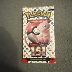 (1x Pack) Pokemon TCG Scarlet & Violet 151 Booster Pack English, New Sealed - Image 1