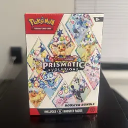 Pokemon TCG Prismatic Evolutions Booster Bundle Box (6 Packs) English Eevee - Image 1