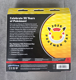 Pokemon TCG Pokemon Day 2026 Collection Pikachu Promo 3 Booster Packs - Image 2