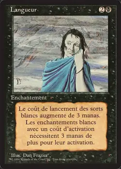 MRMS FR/VF Langueur - Gloom NM MTG Magic FBB 1994 - Image 1