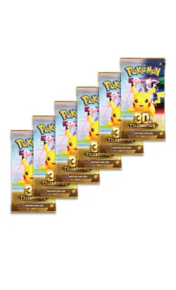 x 2 Pokemon TCG: 30th Celebration Booster Bundle (6 Packs) 🎗⬛ - Image 2