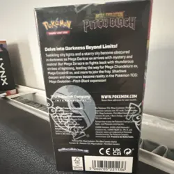 Pokemon TCG Mega Evolution Pitch Black Sealed Booster Box Display (16 Packs) - Image 2