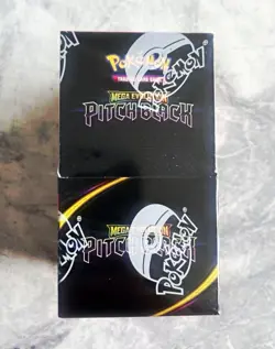 Pokemon TCG Mega Evolution—Pitch Black Booster Box 18 Packs English 2024 6+ - Image 1