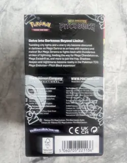 Pokemon TCG Mega Evolution—Pitch Black Booster Box 18 Packs English 2024 6+ - Image 4