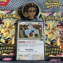 Pokemon TCG - Ascended Heroes 2 Pack Collection Blister - Larry's Komala- SEALED - Image 3