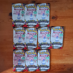 Pokemon TCG Pitch Black Fun Pack Sealed Booster Lot - 10 Packs (3 Cards) - Image 1