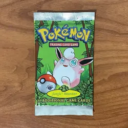 Pokemon TCG Jungle 1st Edition Booster Pack Wigglytuff 11 Cards Sealed English - Image 1