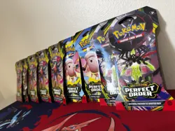 9x Pokemon Perfect Order Booster Packs - Brand New & Sealed Rare TCG Packs - Image 2