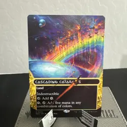 MTG - Cascading Cataracts 0005 (Borderless) - Edge of Eternities NM/M Condition - Image 1