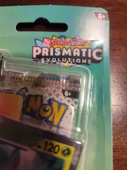 Brand New Pokemon TCG Scarlet & Violet PRISMATIC EVOLUTIONS 3 Pack Blister Pack - Image 3