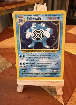 Pokemon Poliwrath Card 13/102 Base Set Holo Rare Vintage 1999 WOTC - Image 2