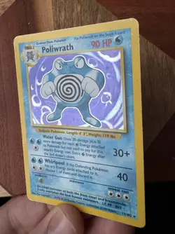 Pokemon Poliwrath Card 13/102 Base Set Holo Rare Vintage 1999 WOTC - Image 3