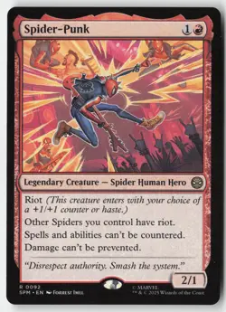 MTG - Spider-Punk R Marvel's Spider-Man 92 LP-NM - Image 1
