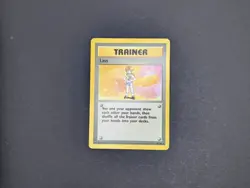 Pokemon TCG Lass Trainer Card Base Set Unlimited Rare 75/102 Lightly Played - Image 1