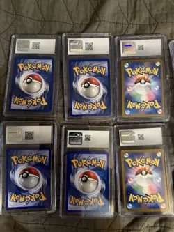 CGC Graded Pokemon TCG 10-Card Lot Base Set/Jungle/D&P w/ Pikachu - Image 5