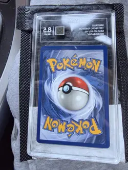 Pokemon TCG Ninetales Base Set 12/102 Holo Unlimited Holo Rare Tag 8.5 NM+ Wotc - Image 2