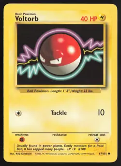 Pokemon TCG | Voltorb 67/102 | Base Set Common | Near Mint - Image 2